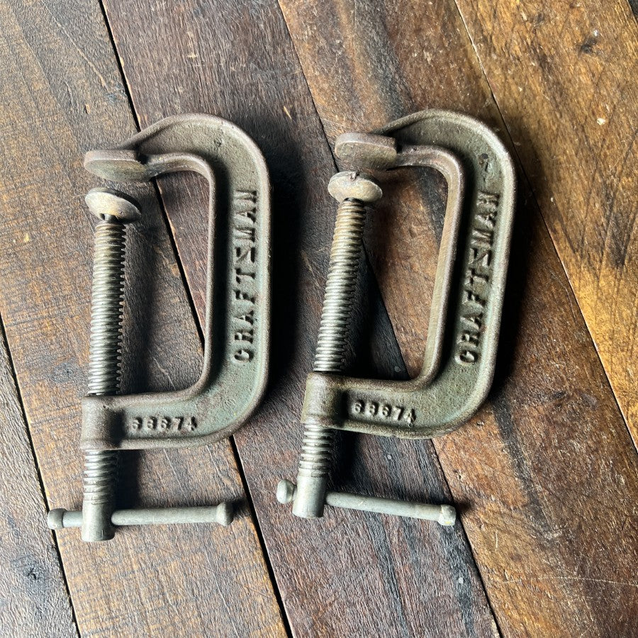 Craftsman Craftsman 66674 4 Inch Malleable C-Clamp Pair (USA) Gear Up