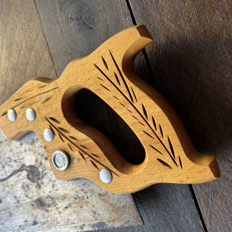 Disston D-23 26 Inch Vintage Hand Saw Wood Handle (USA)