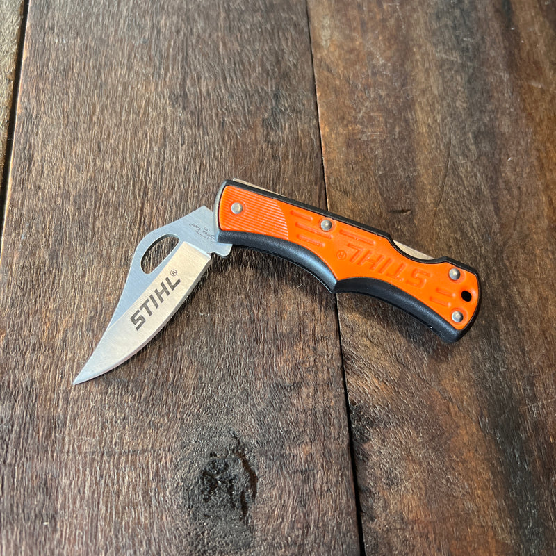 STIHL STIHL Orange Lockback Folding Pocket Knife Gear Up