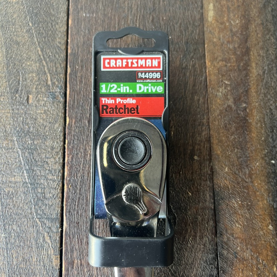 Craftsman 1/2 Inch Drive Thin Profile Ratchet 44996 (USA)