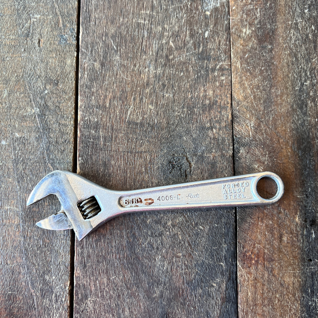 SK Hand Tool SK Hand Tool 4006-L 6 Inch Adjustable Wrench - Made in USA Gear Up