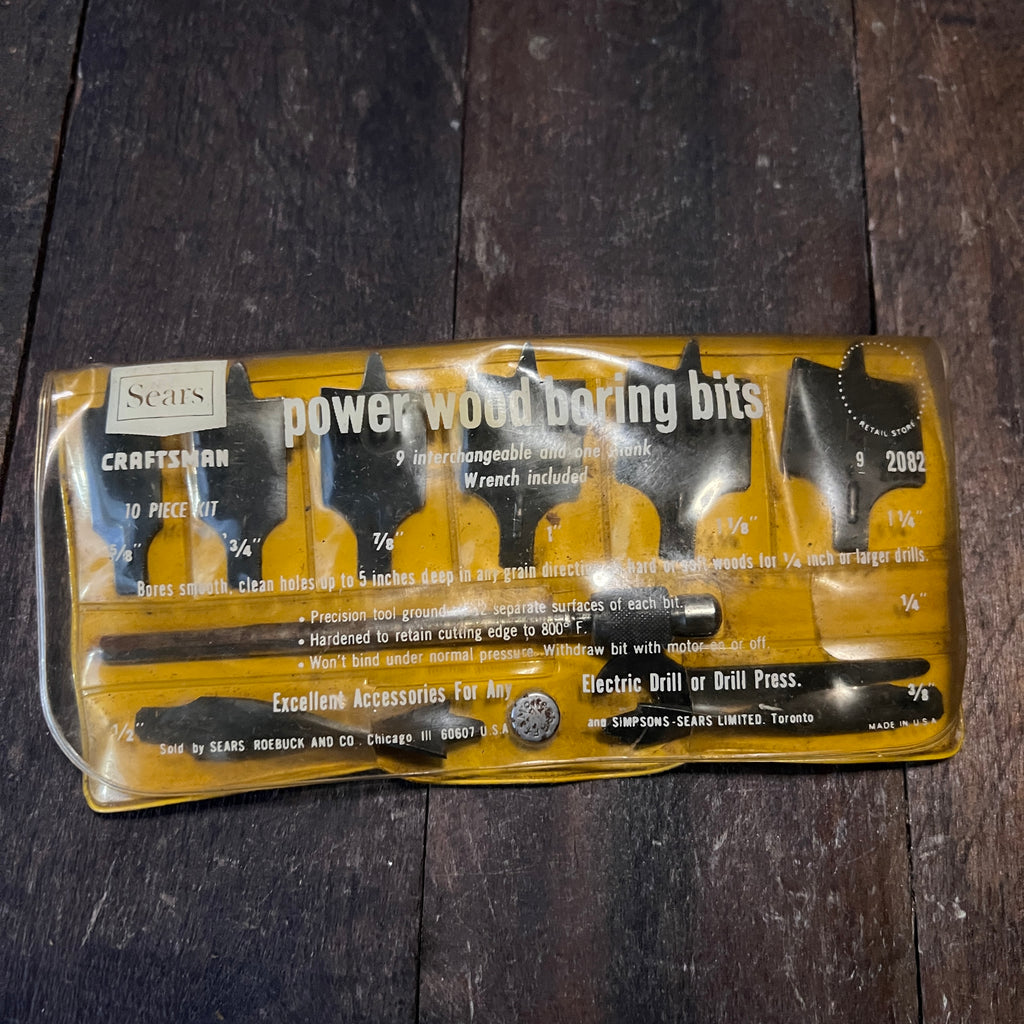 Craftsman Craftsman 10-Piece Power Wood Boring Bit Set 9-2082
