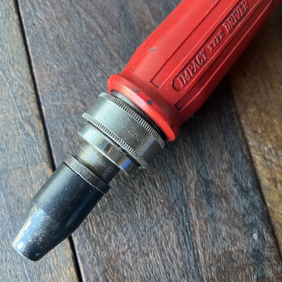 TATOOLS Red Manual Impact Driver Set with Bits