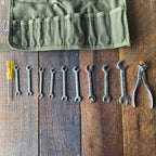 Unknown US Military AKE USA Wrench Roll Set 3/8 to 1/2 Inch (USA) Gear Up