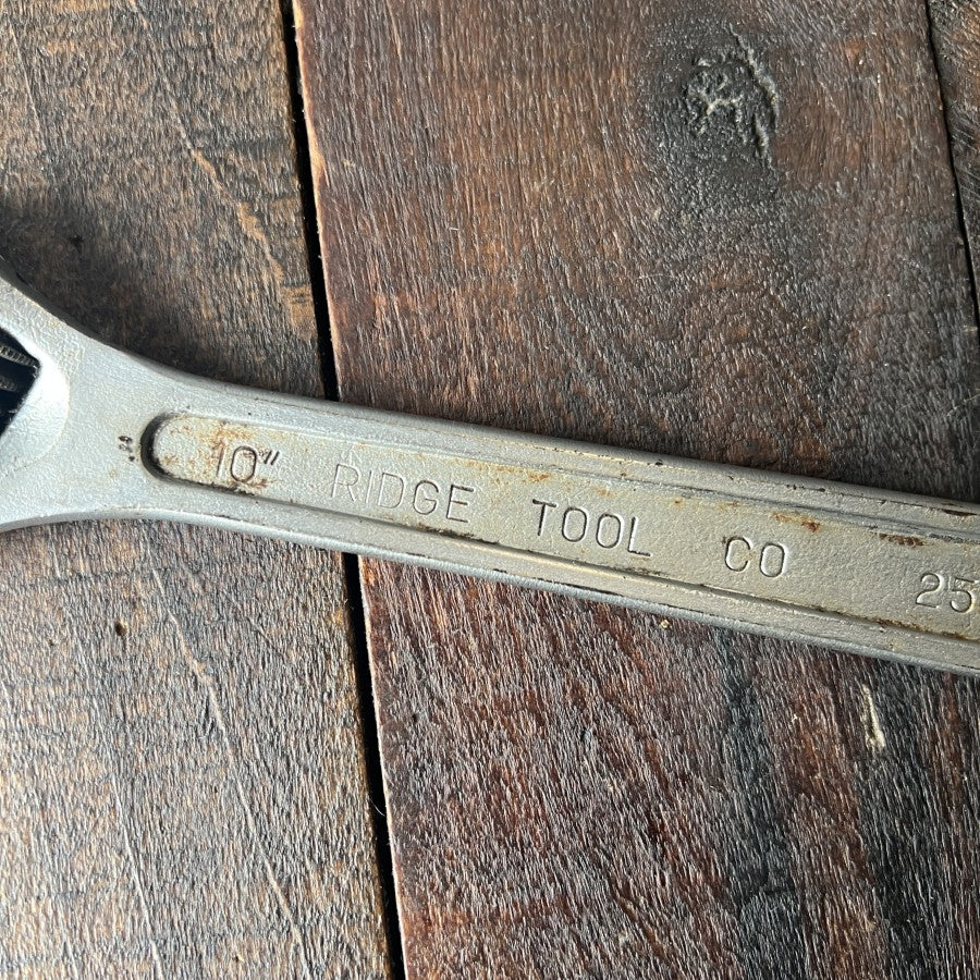 Ridgid Ridgid Ridge Tool Co. 710 Adjustable Wrench 10 Inch Gear Up