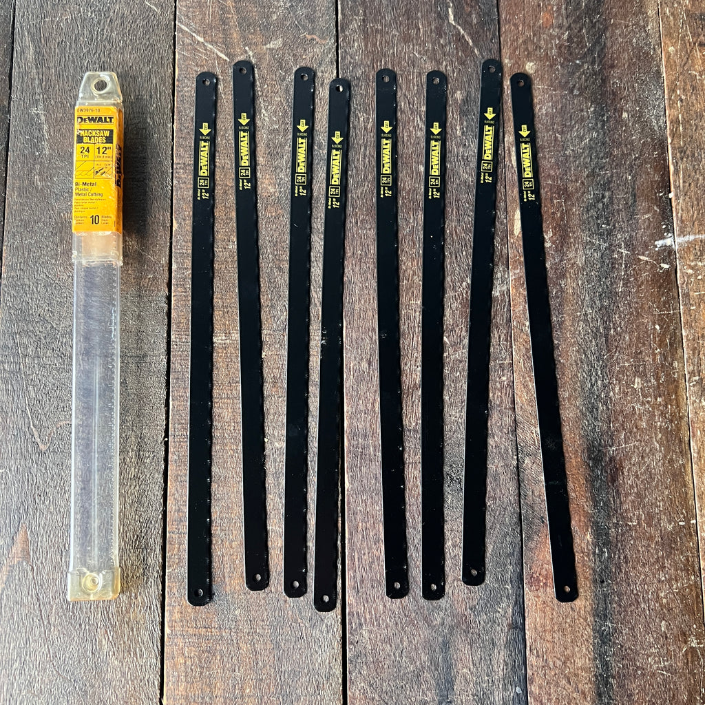 DeWalt DeWalt 12-Inch 24 TPI Bi-Metal Hacksaw Blades (8-Pack)