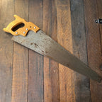Disston D-23 26 Inch Vintage Hand Saw Wood Handle (USA)