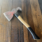 Unknown Vintage Shingling Lathing Hatchet Refinished Wood Handle Gear Up