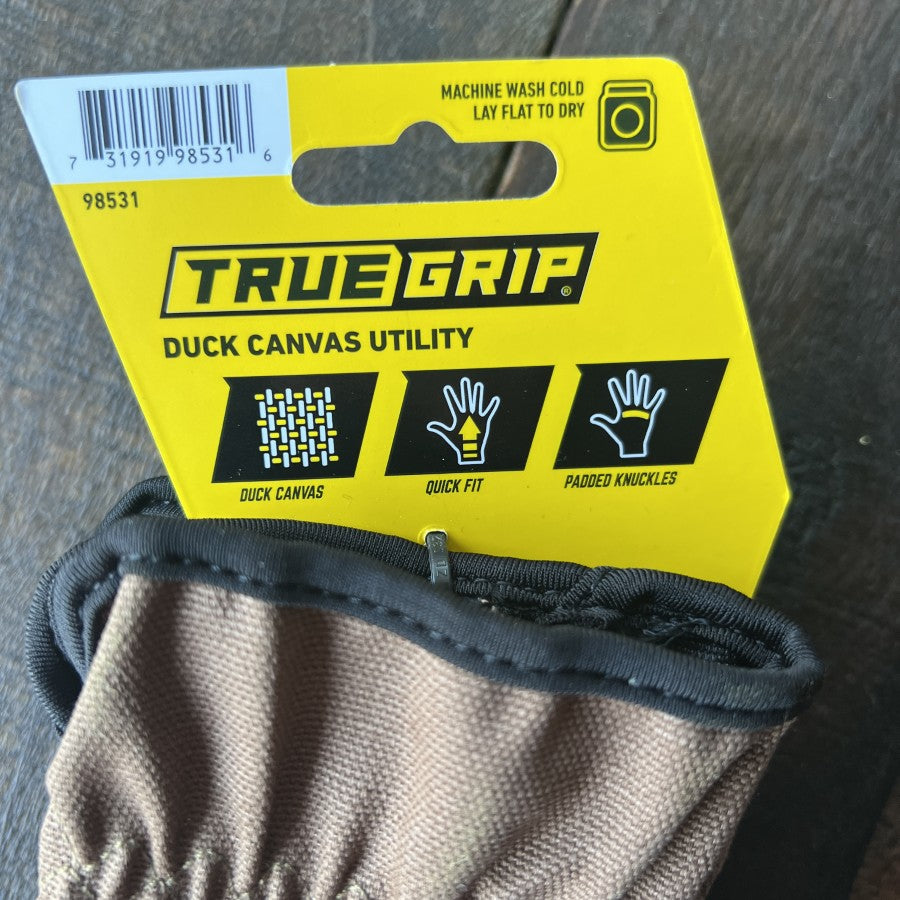 Other TRUE GRIP Duck Canvas Utility Gloves Medium Gear Up