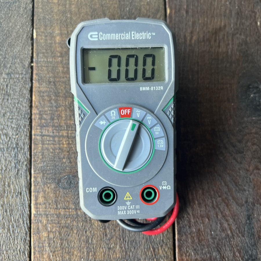 Commercial Electric Digital Multimeter BMM8132R Tester