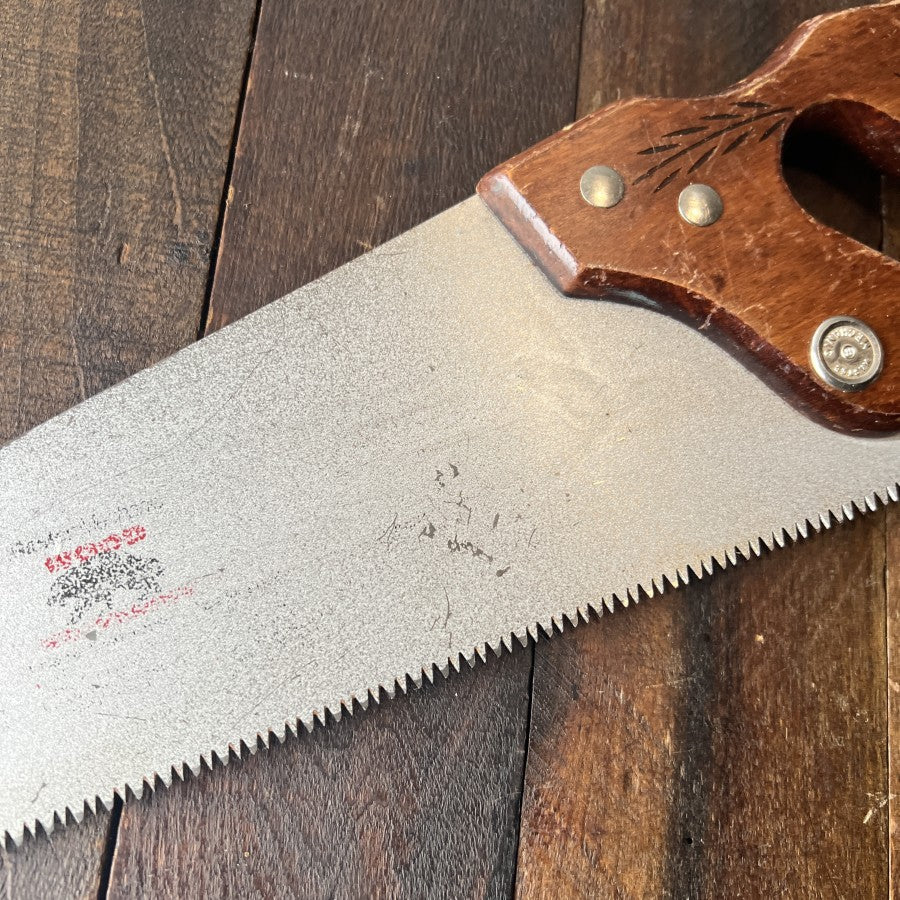 Master Mechanic Wood Wolverine Fine Tooth Hand Saw