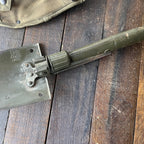 Other Original Vietnam ERA 1965 AMES E-Tool Entrenching Tool w/Pick & Canvas Cover Gear Up
