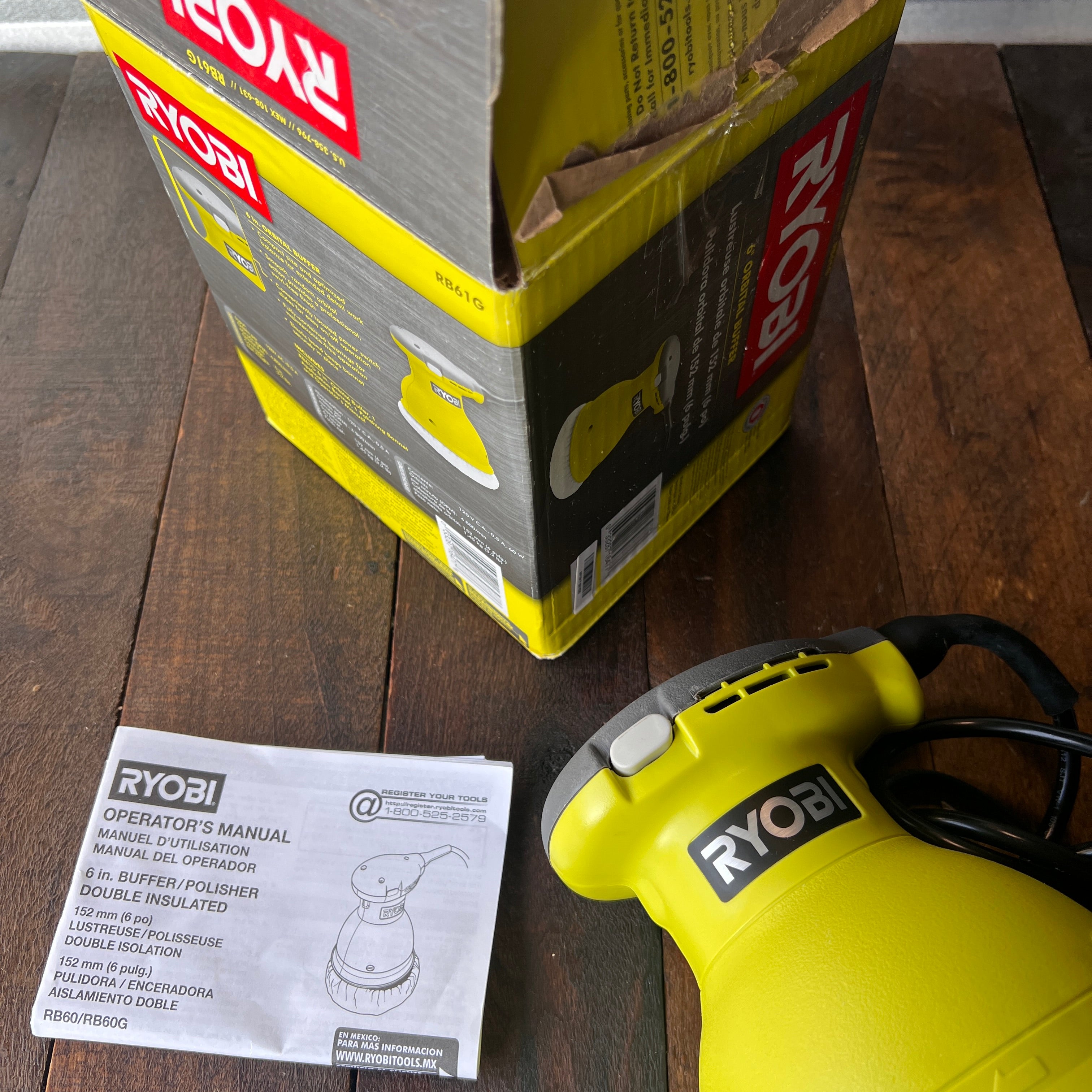 Ryobi Ryobi 6 Inch Orbital Buffer Polisher RB60G Gear Up