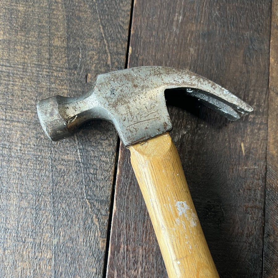 Small Wood Handle Claw Hammer