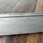Unknown Vintage Wood Handle Dovetail Hand Saw Gear Up