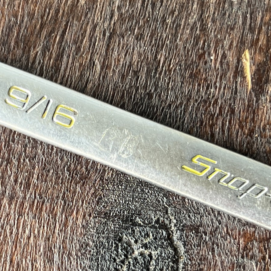 Snap-on Snap-on SOEX18 9/16 Inch Combination Wrench Gear Up