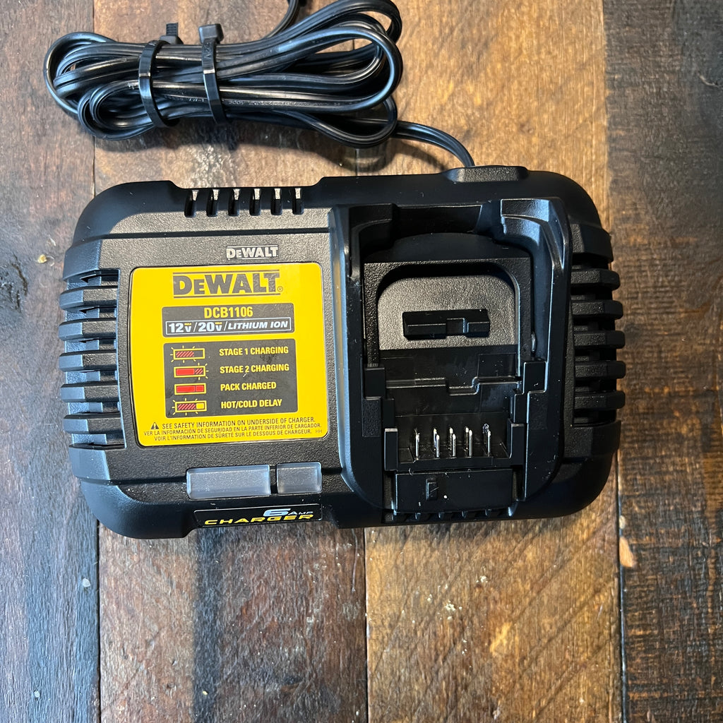 DeWalt DeWalt DCB1106 6 Amp 12V 20V Max Lithium Ion Battery Charger Gear Up