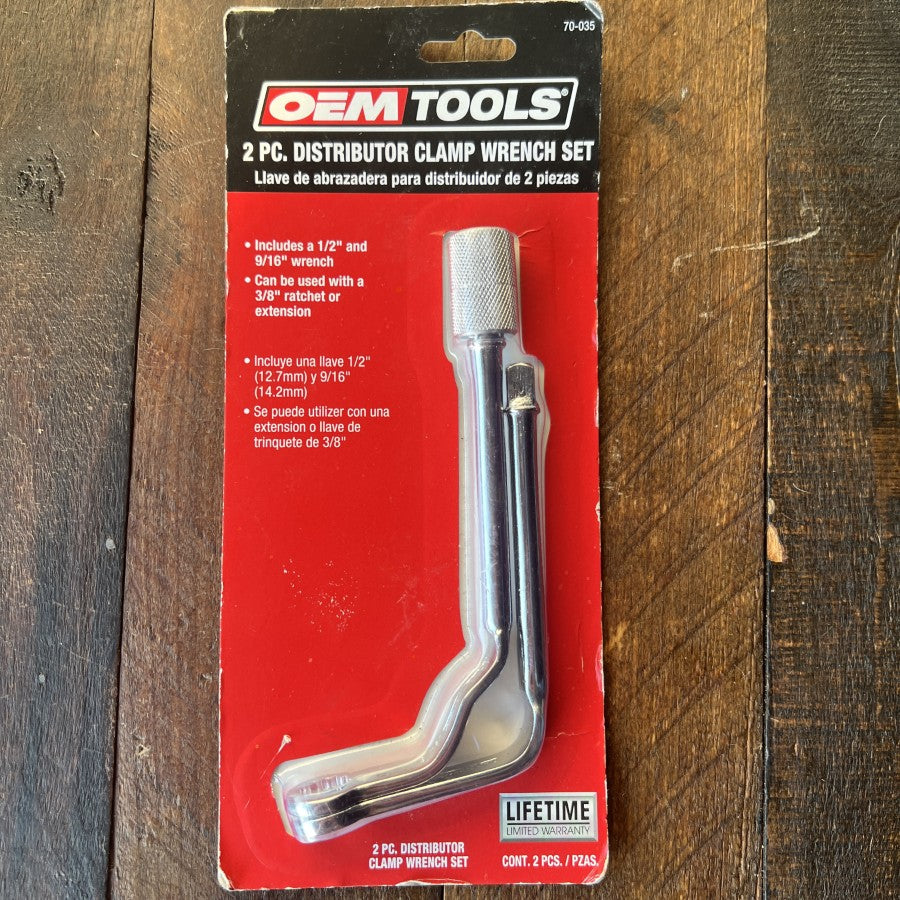 OEM TOOLS OEM Tools 70-035 2 Piece Distributor Clamp Wrench Set Gear Up