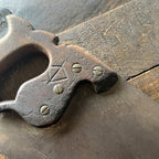 Other Henry Disston & Sons No. 12 Antique Hand Saw Gear Up