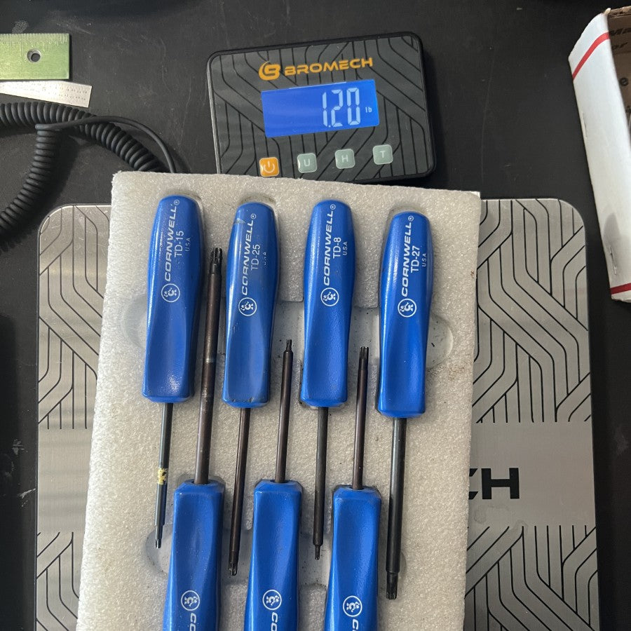 Cornwell Cornwell 8 Piece Torx Screwdriver Set TD8-TD30 (USA) Gear Up