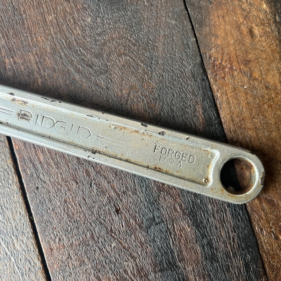 Ridgid Ridgid Ridge Tool Co. 710 Adjustable Wrench 10 Inch Gear Up