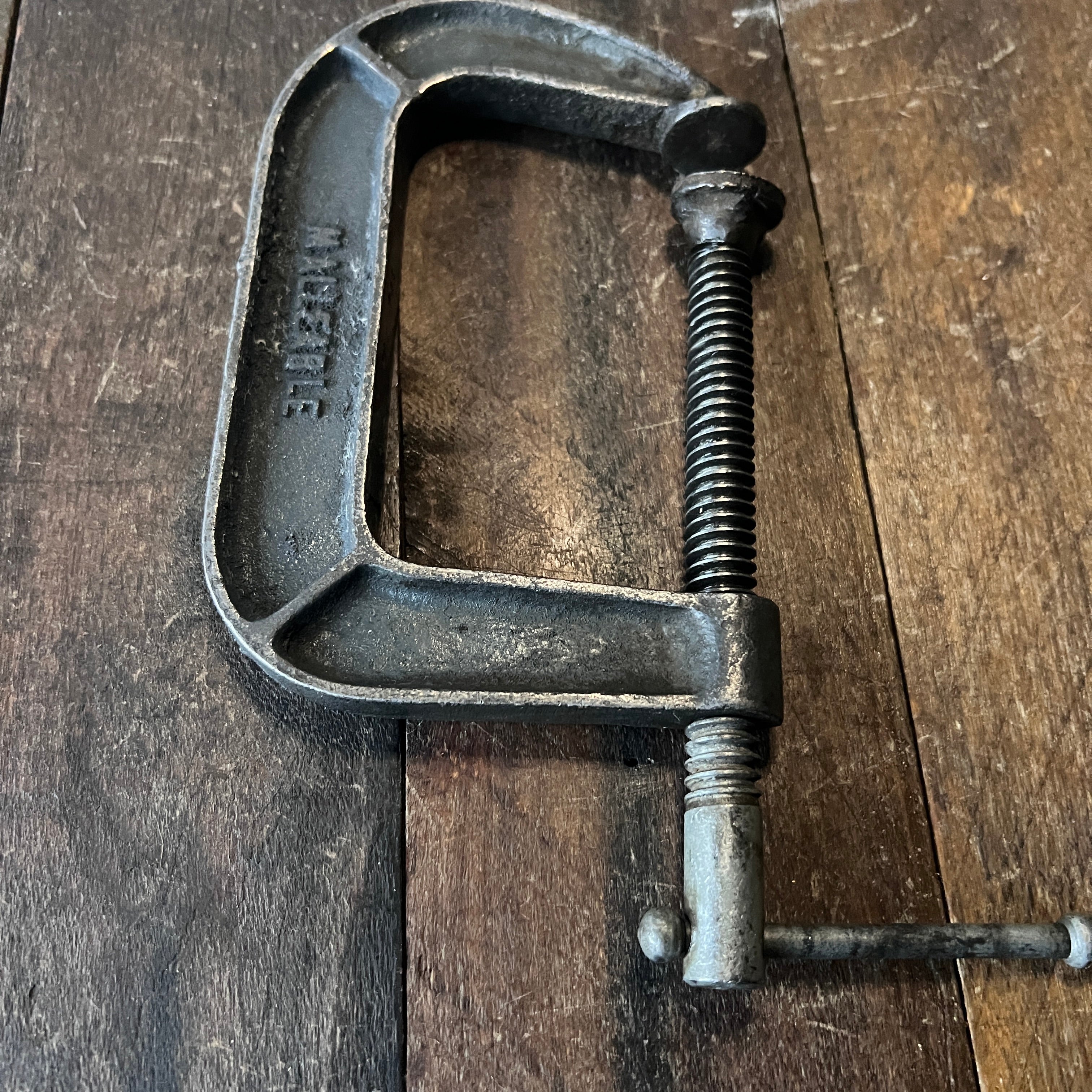 MTECO Malleable Iron 3-Inch C-Clamp for Woodworking & Metal Clamping