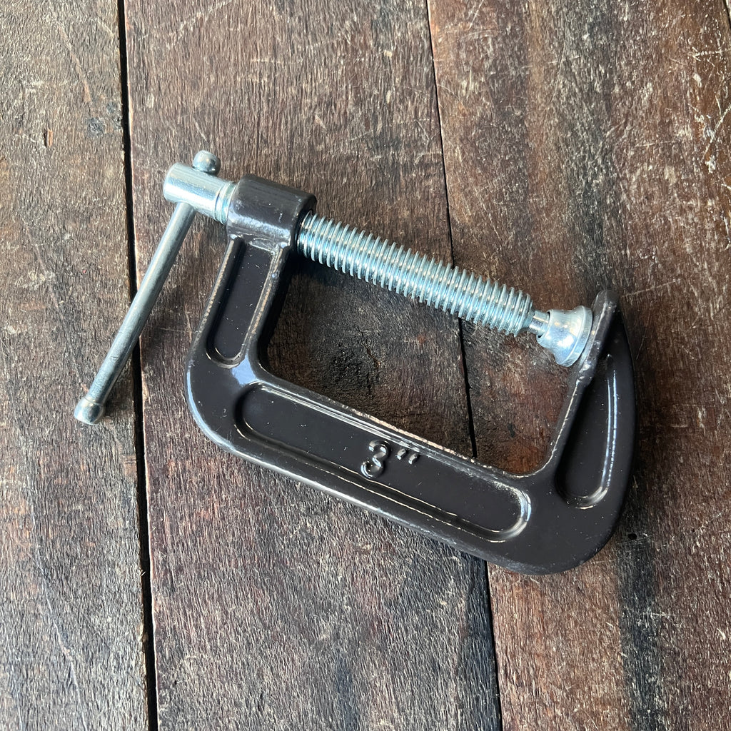 Unknown 3-Inch Heavy Duty C-Clamp for Woodworking Gear Up