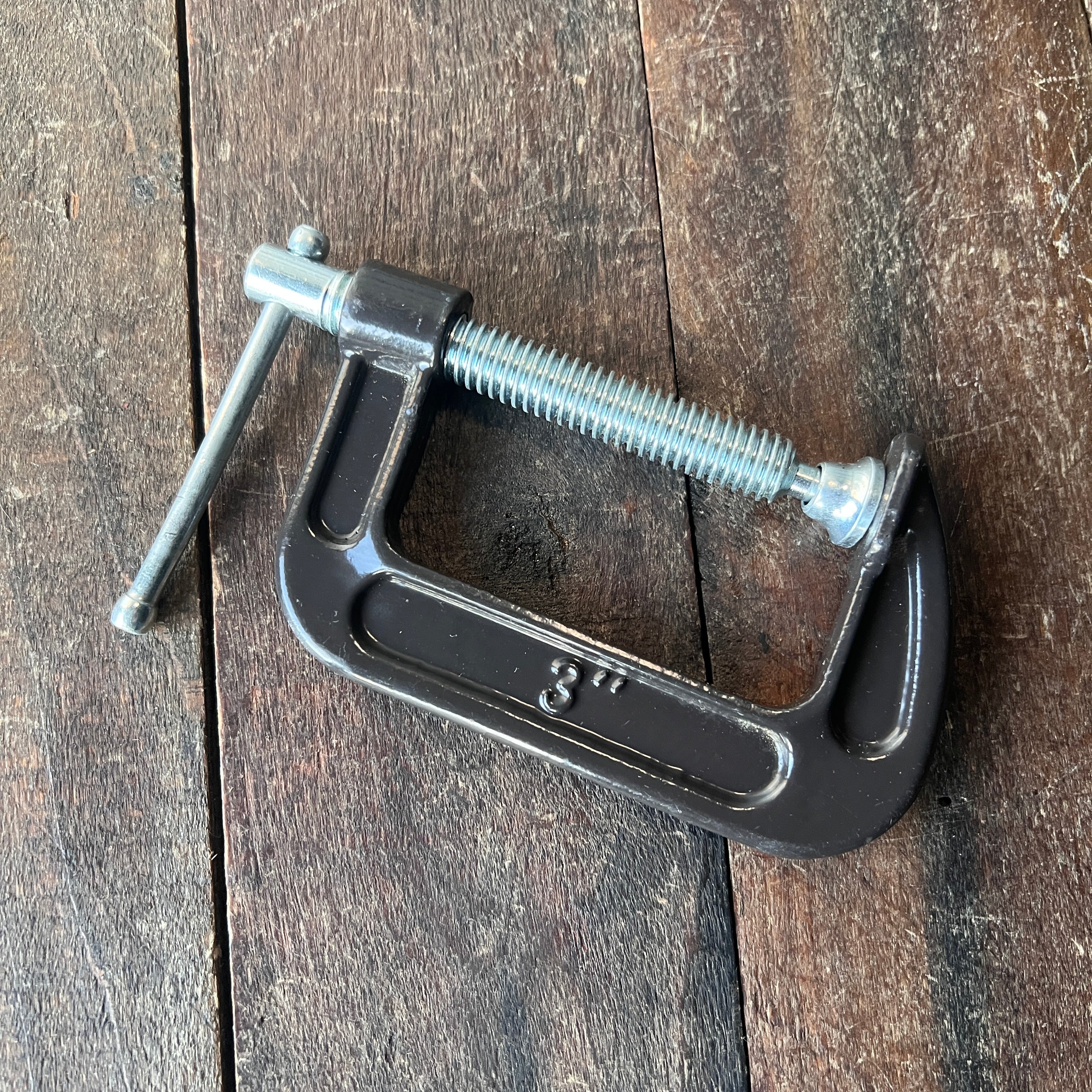 Unknown 3-Inch Heavy Duty C-Clamp for Woodworking Gear Up