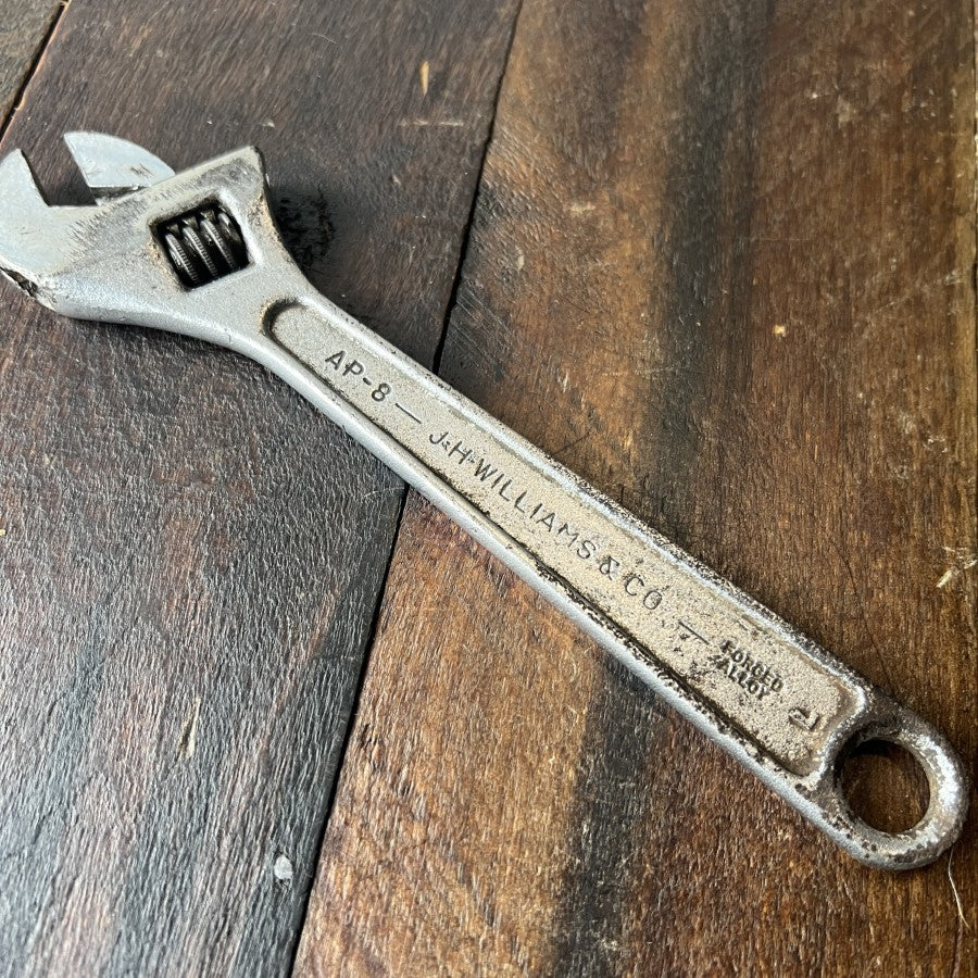 JH Williams Co AP8 Eight Inch Adjustable Wrench