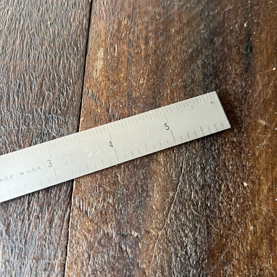 Other Scherr Tumico Ruler 24-0033-00 6 Inch Machinist Steel Rule (USA) Gear Up