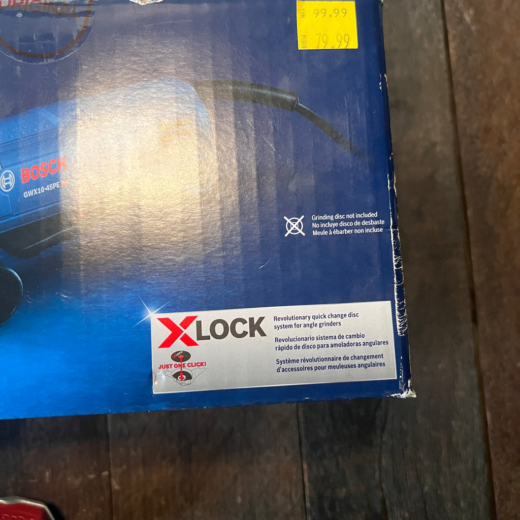 Bosch Bosch GWX10-45PE 4-1/2 in. X-LOCK Angle Grinder Gear Up