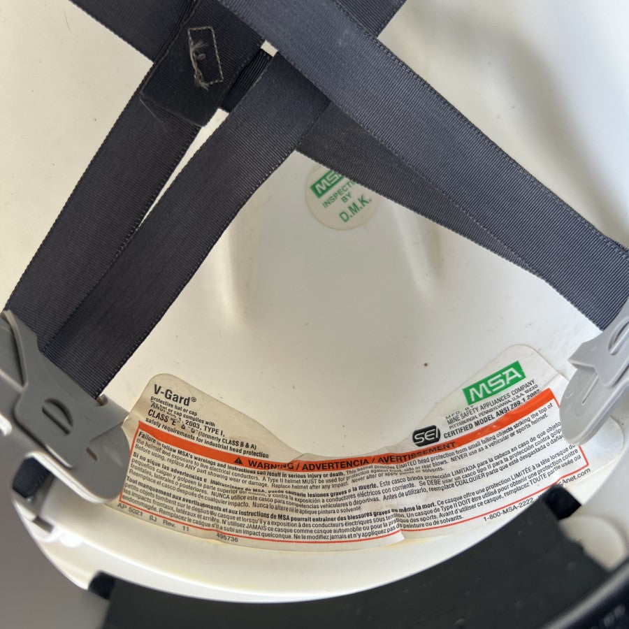 Other MSA V-Gard Hard Hat Size Medium Fas Trac II Suspension (2) Gear Up