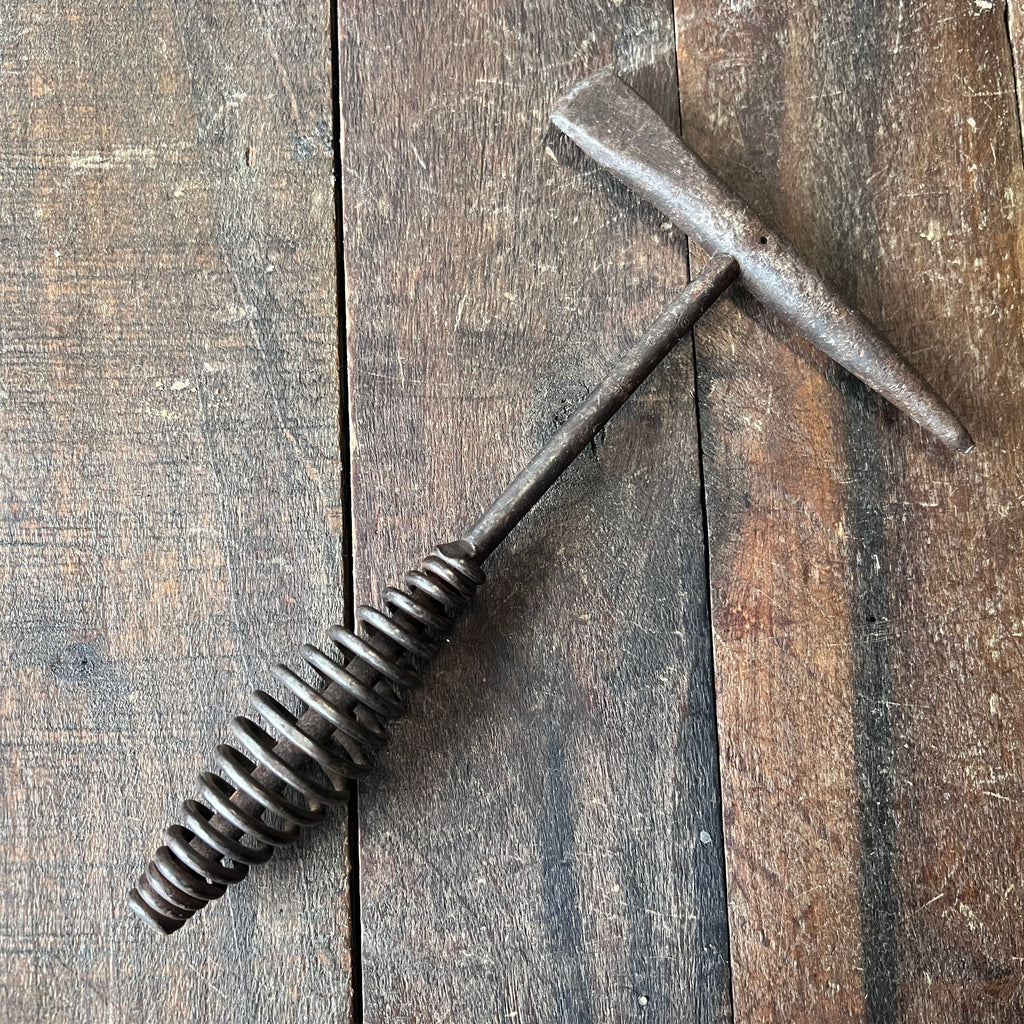 Unknown Spring Handle Chipping Hammer for Welding & Slag Removal