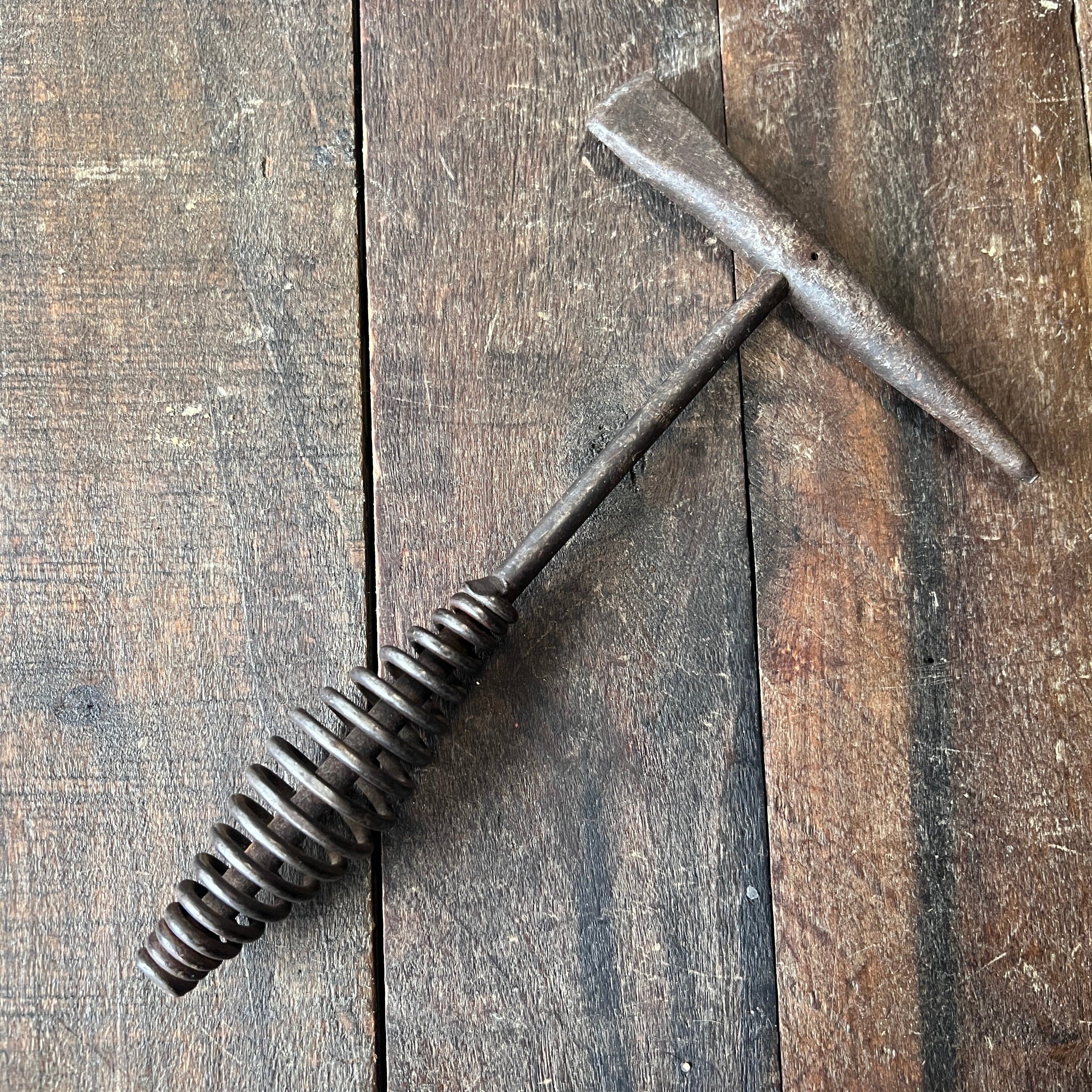 Unknown Spring Handle Chipping Hammer for Welding & Slag Removal