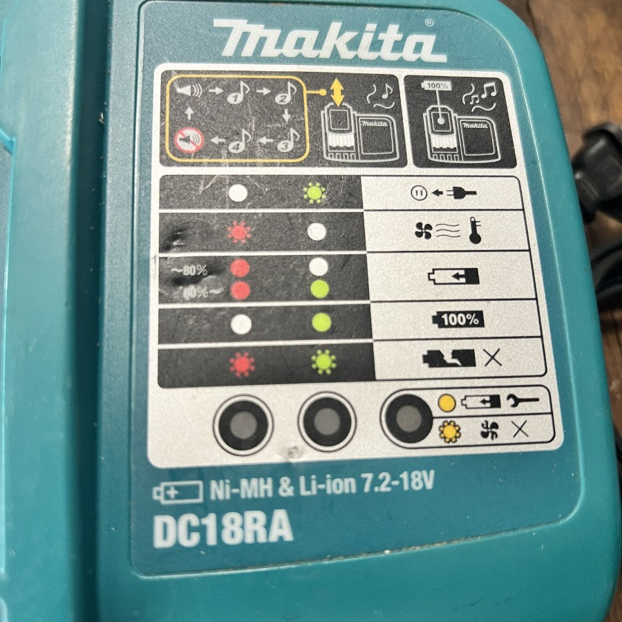 Makita DC18RA 7.2V-18V Fast Battery Charger