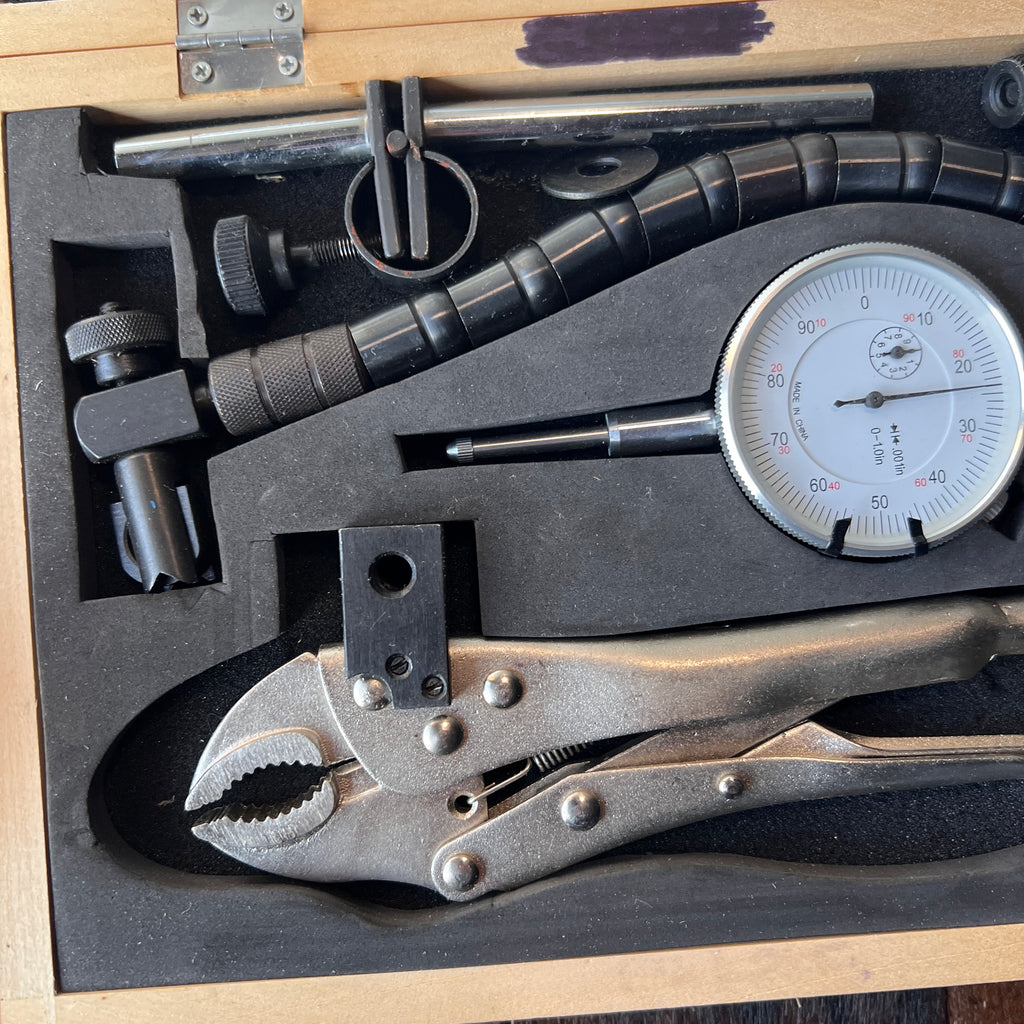 Unknown Precision Dial Indicator Gauge with Magnetic Base Stand Gear Up