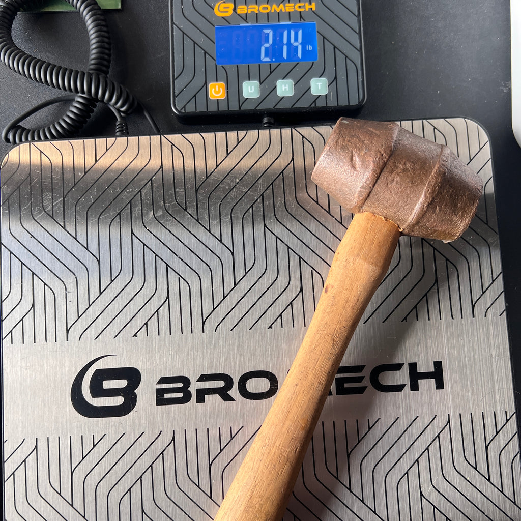 Unknown Unknown 2.14 lb. Brass Mallet Non-Marring Hammer Gear Up