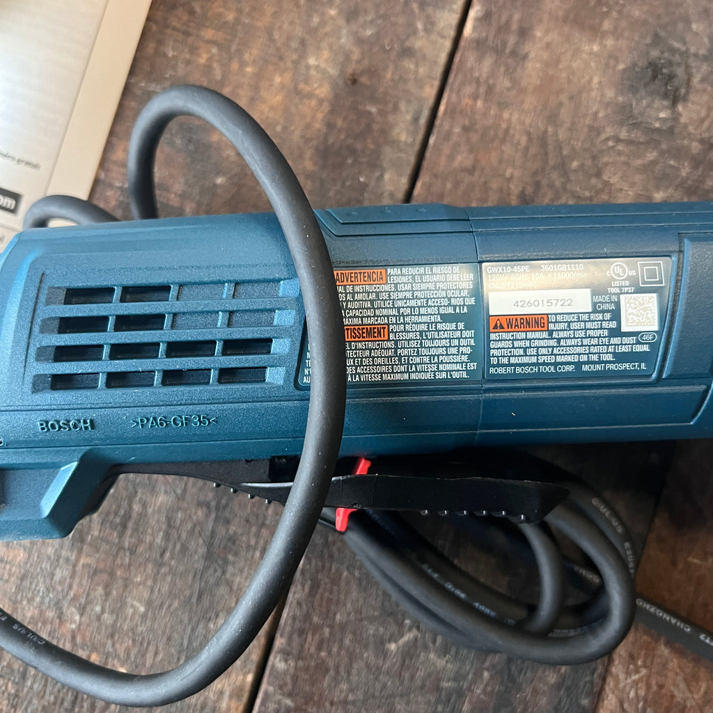 Bosch Bosch GWX10-45PE 4-1/2 in. X-LOCK Angle Grinder Gear Up