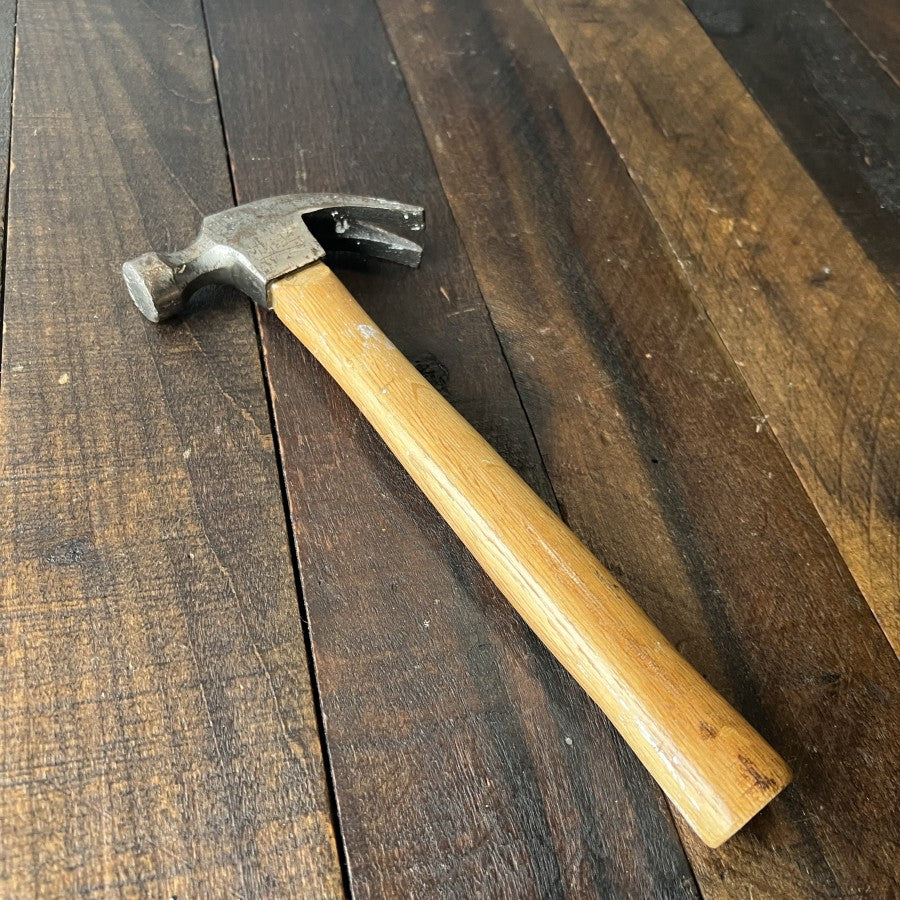 Small Wood Handle Claw Hammer