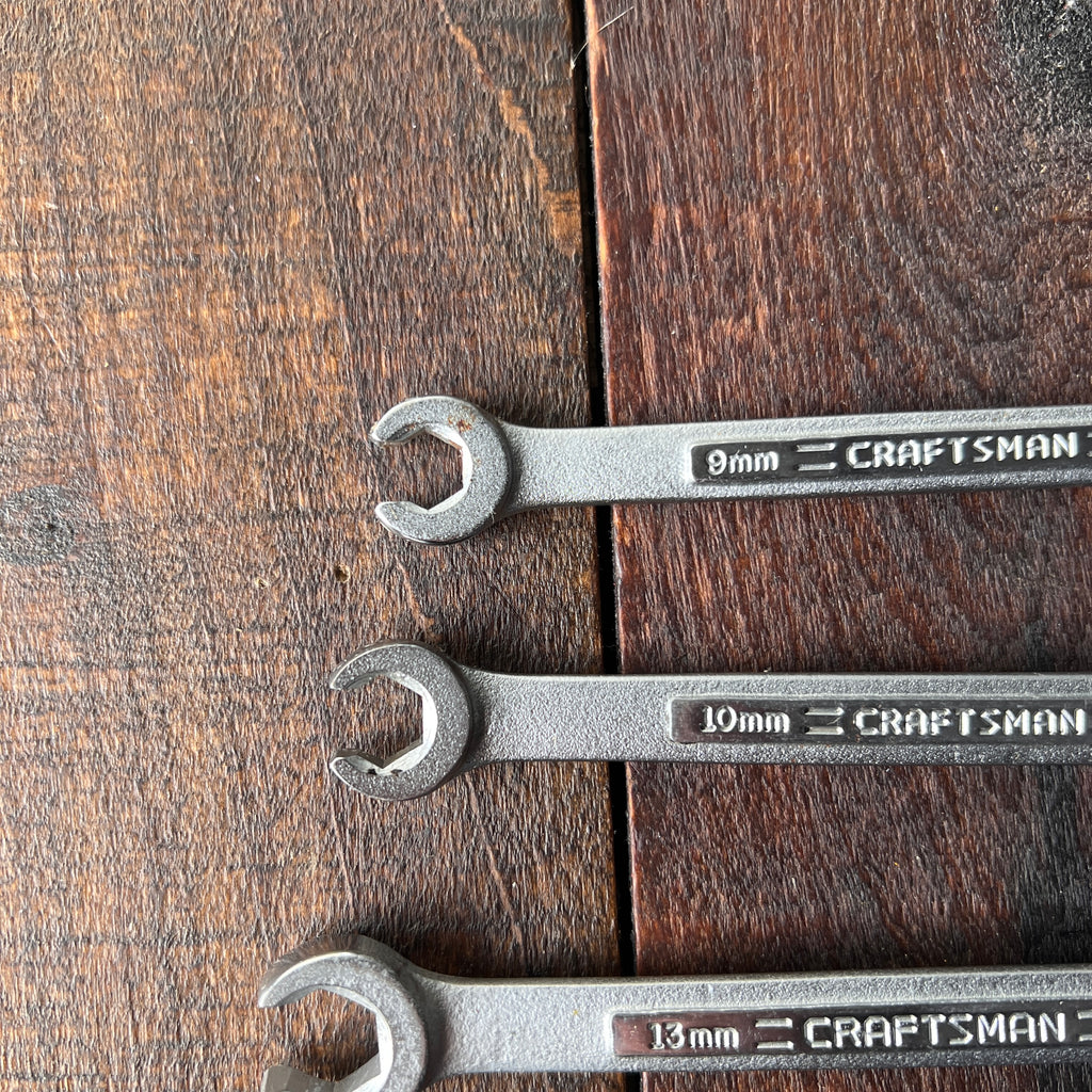 Craftsman Craftsman 3 Piece Metric Flare Nut Line Wrench Set 9x11 10x12 13x14mm (USA) Gear Up