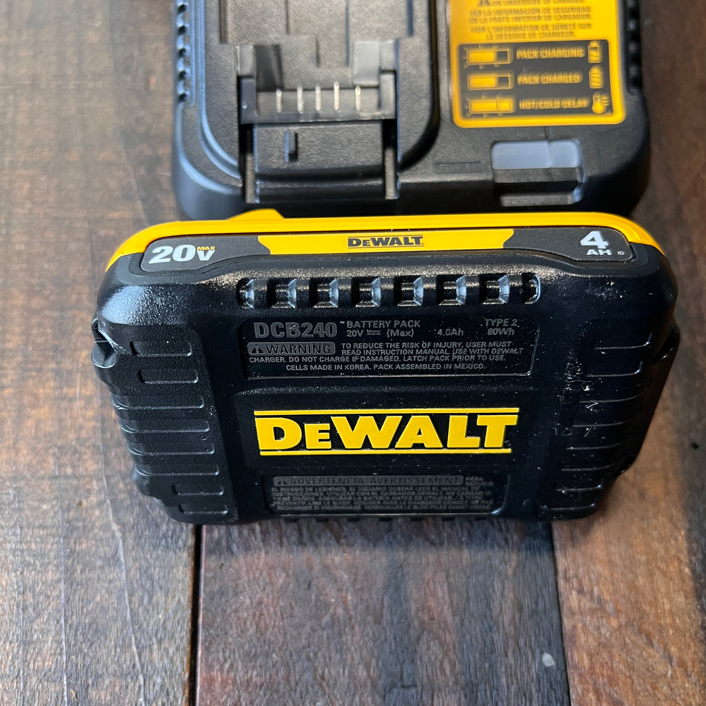DeWalt DeWalt DCB240 20V MAX 4.0Ah Battery DCB113 Charger Combo Gear Up