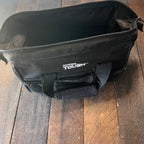 Hyper Tough 16-Inch Black Canvas Tool Bag with External Pockets