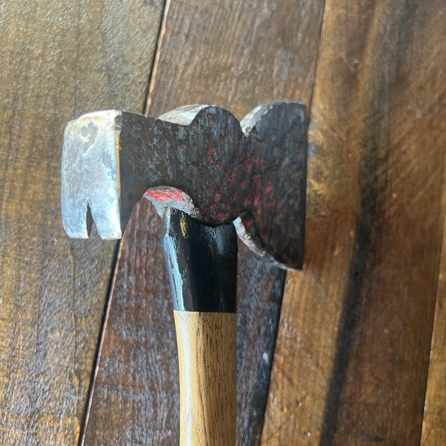 Unknown Vintage Shingling Lathing Hatchet Refinished Wood Handle Gear Up