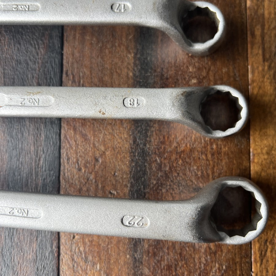 Gedore Gedore No 2 Offset Double Box End 5 Pc. Wrench Set 8-22mm (Germany) Gear Up