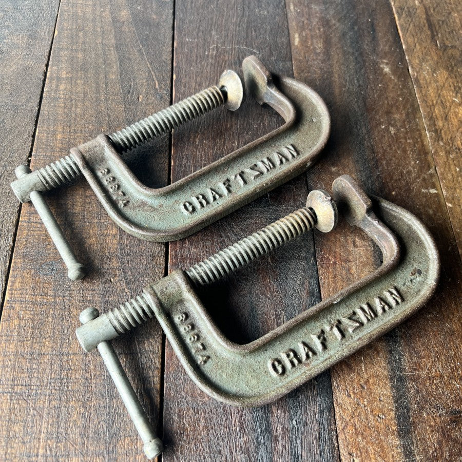 Craftsman Craftsman 66674 4 Inch Malleable C-Clamp Pair (USA) Gear Up