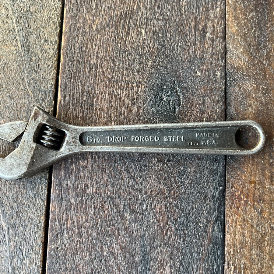 Crescent 6 Inch Drop Forged Steel Adjustable Wrench (USA)