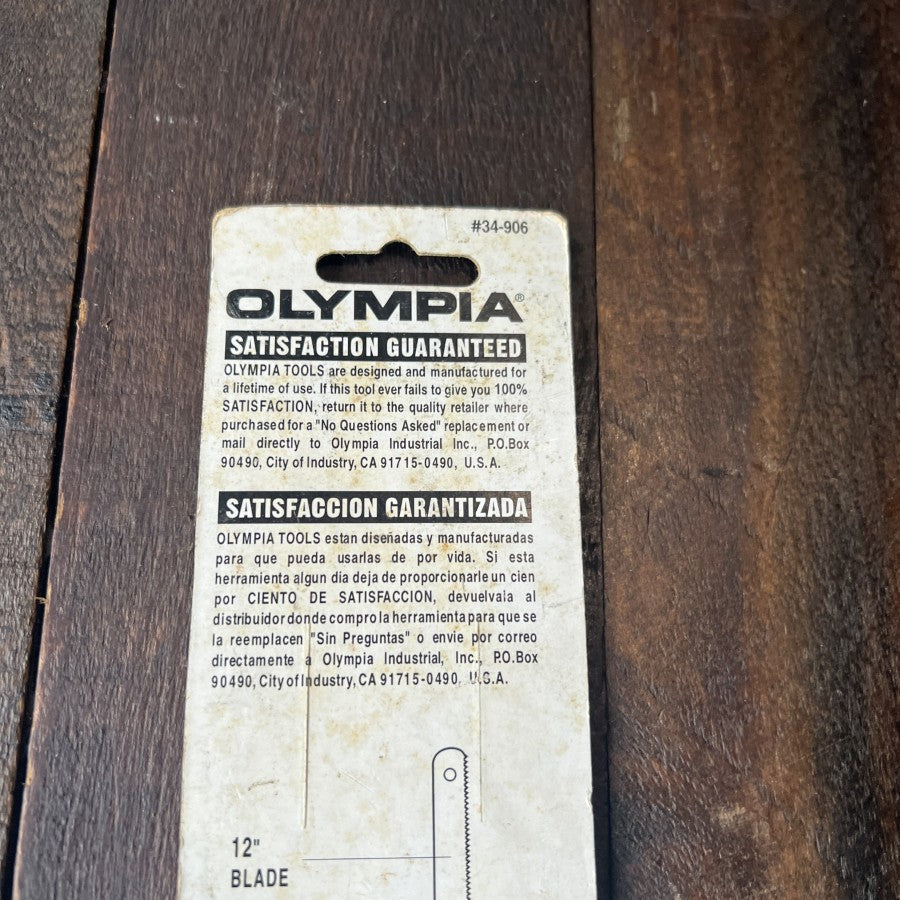 Olympia Tools 6 Piece 12 Inch Hacksaw Blade Set
