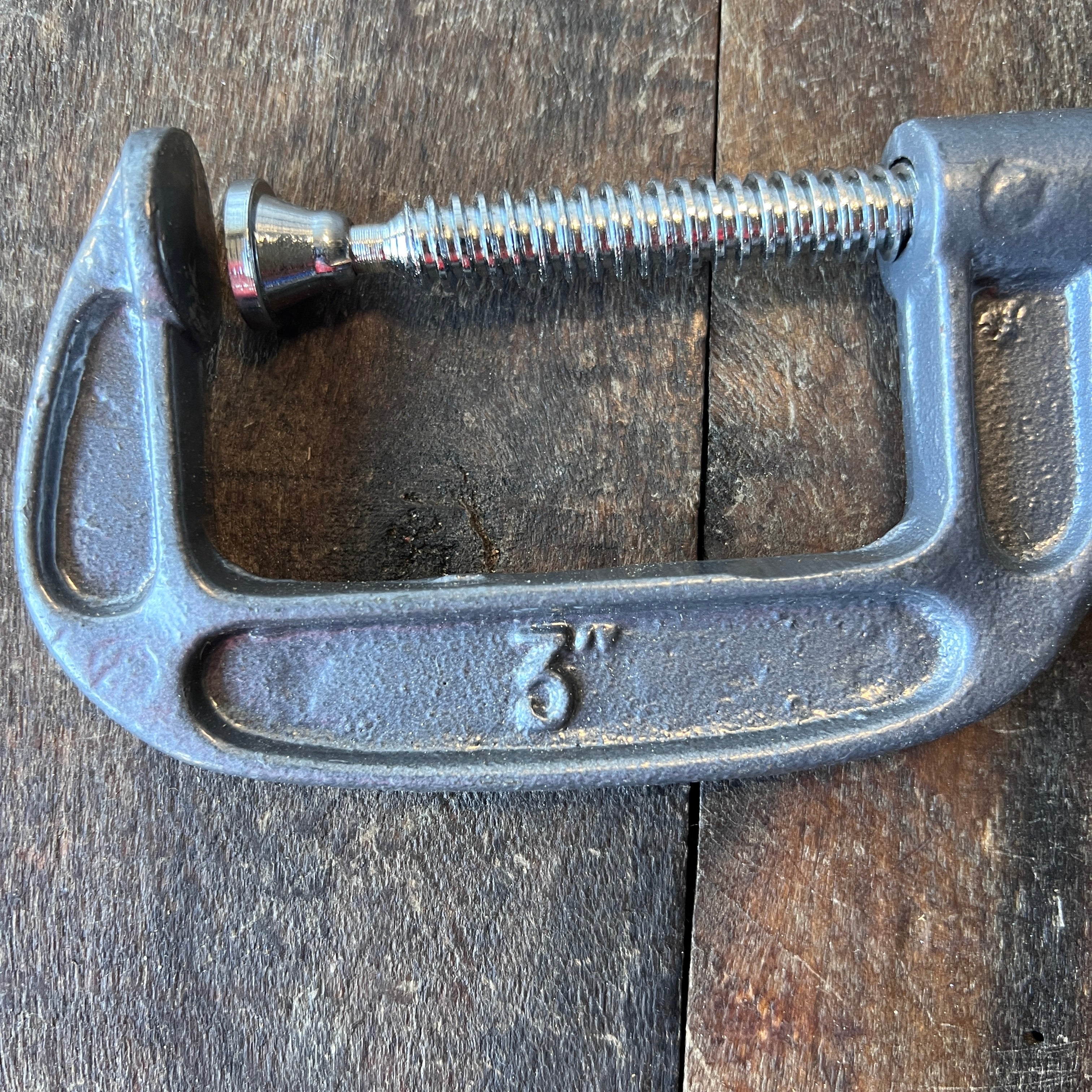 Unknown 3-Inch Heavy-Duty C-Clamp Gear Up