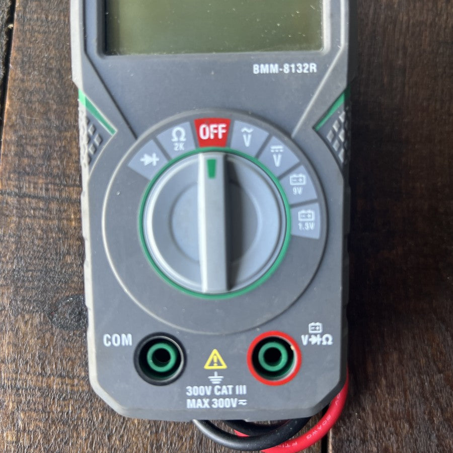 Commercial Electric Digital Multimeter BMM8132R Tester
