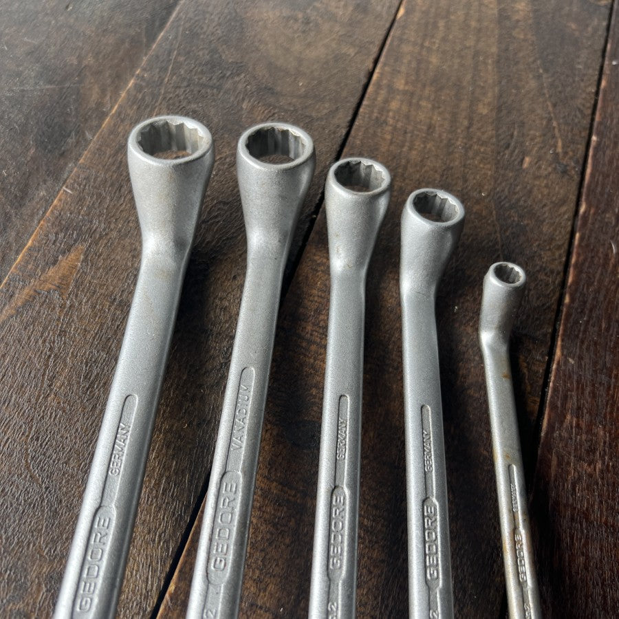 Gedore Gedore No 2 Offset Double Box End 5 Pc. Wrench Set 8-22mm (Germany) Gear Up